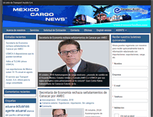 Tablet Screenshot of cargonewsmex.com